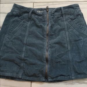 Blue corduroy shirt skirt 🦋🦕🎽